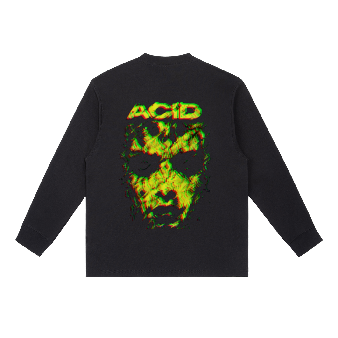 DGZR acid Essential Crewneck Long-Sleeve T-Shirt