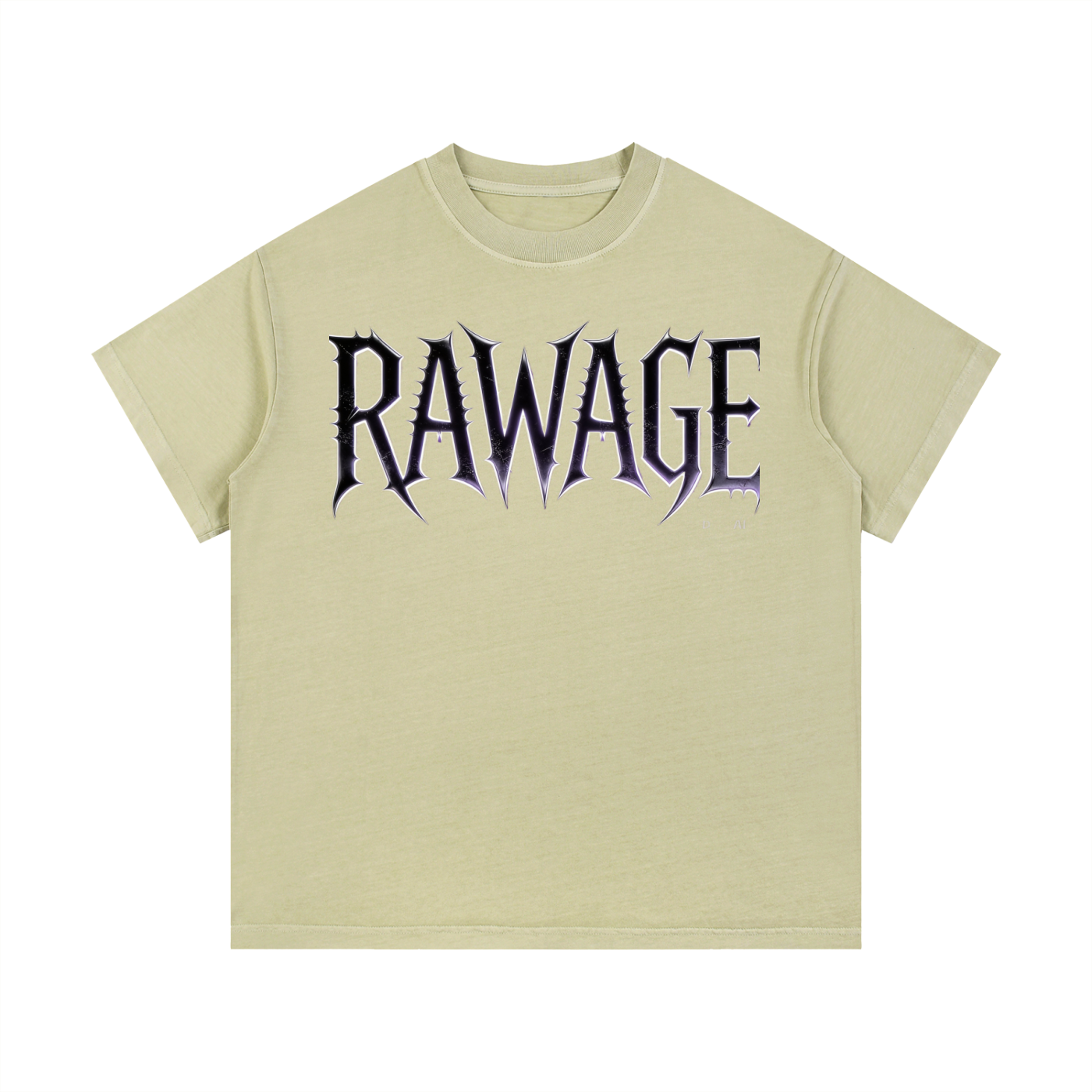 RAWAGE APPARAL Vintage Wash Cotton T-Shirt