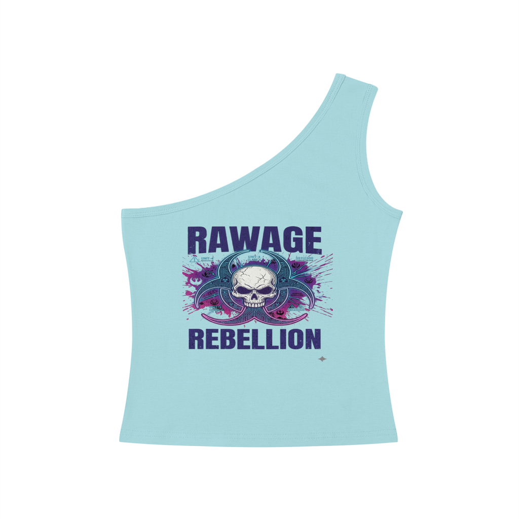 Women's One-Shoulder Crop T-Shirt