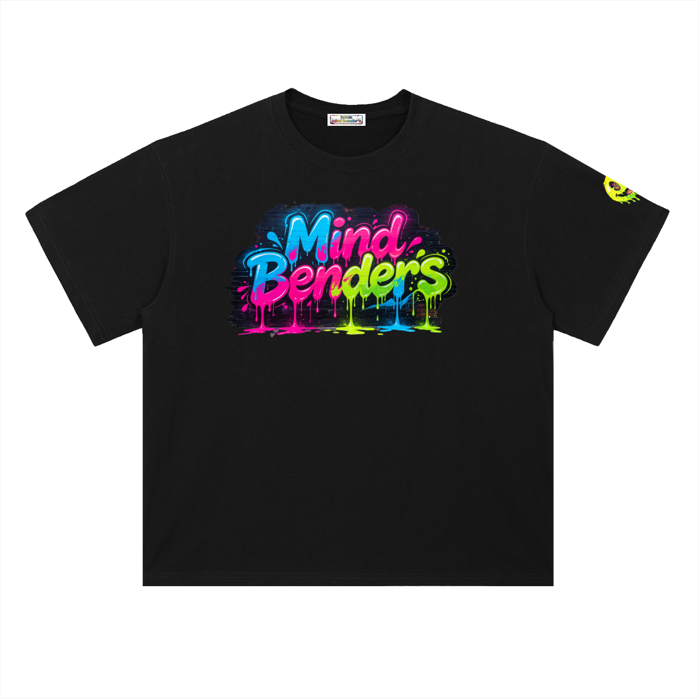 Mind bender's priminum Heavyweight Drop Shoulder Cotton T-Shirt