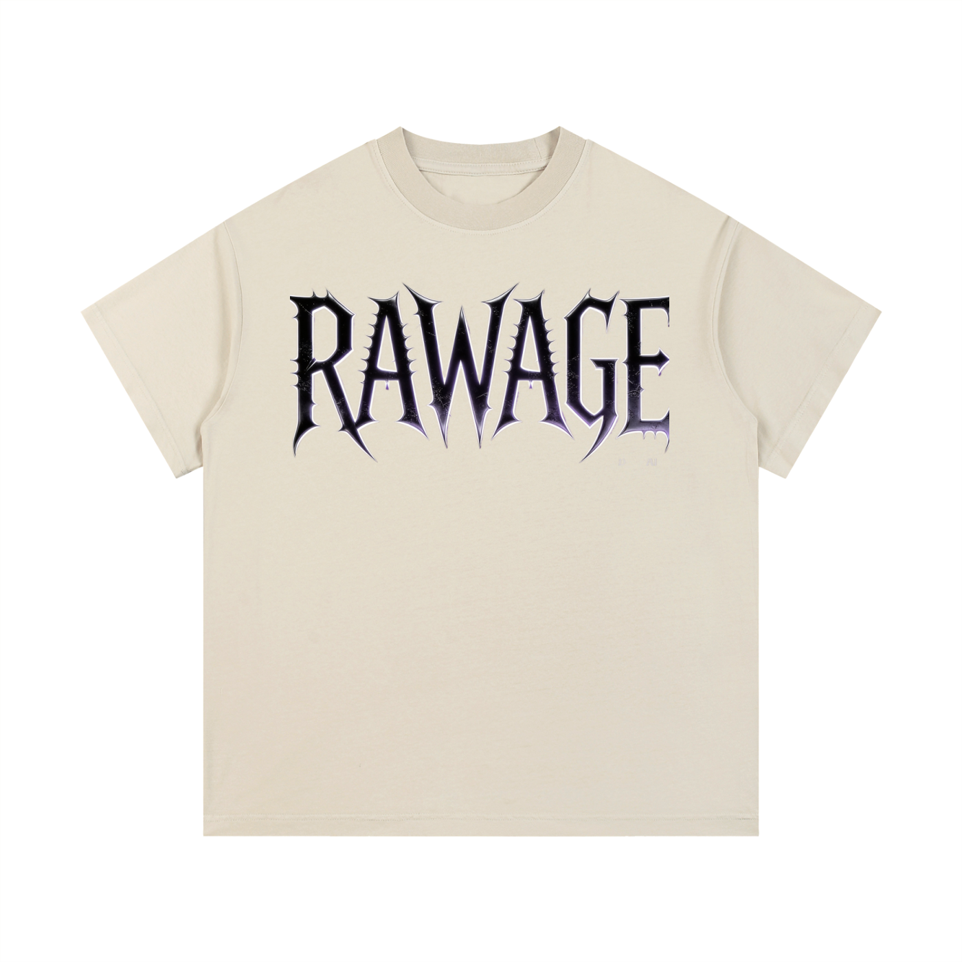 RAWAGE APPARAL Vintage Wash Cotton T-Shirt