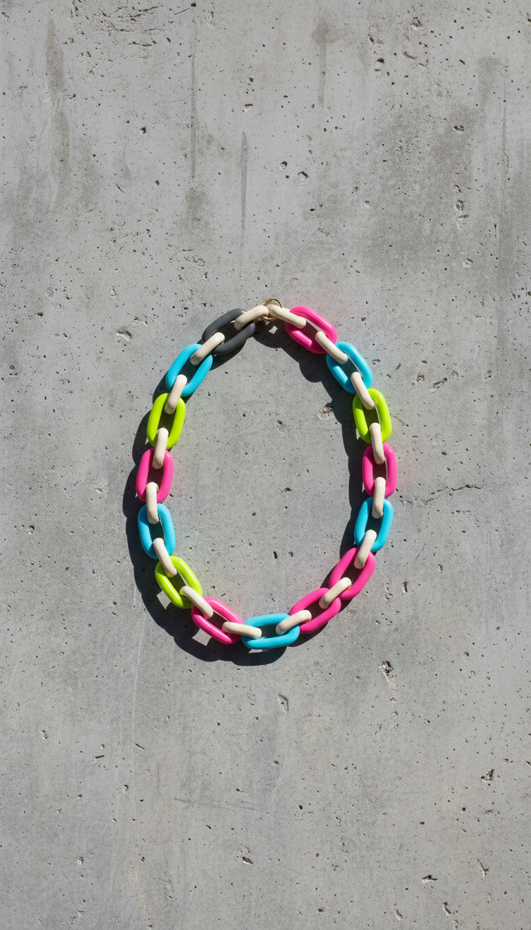 Chunky logo chain accessory