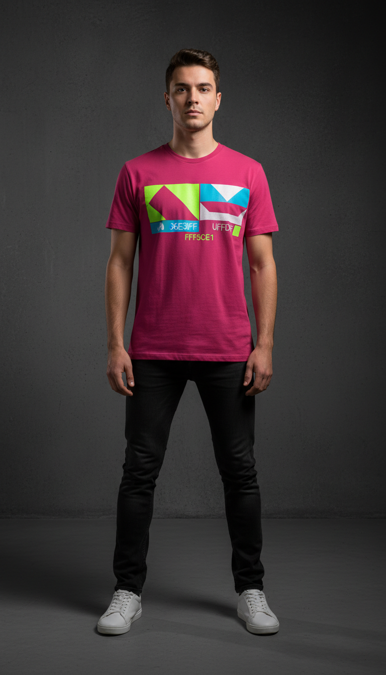 Pulse Pink graphic tee
