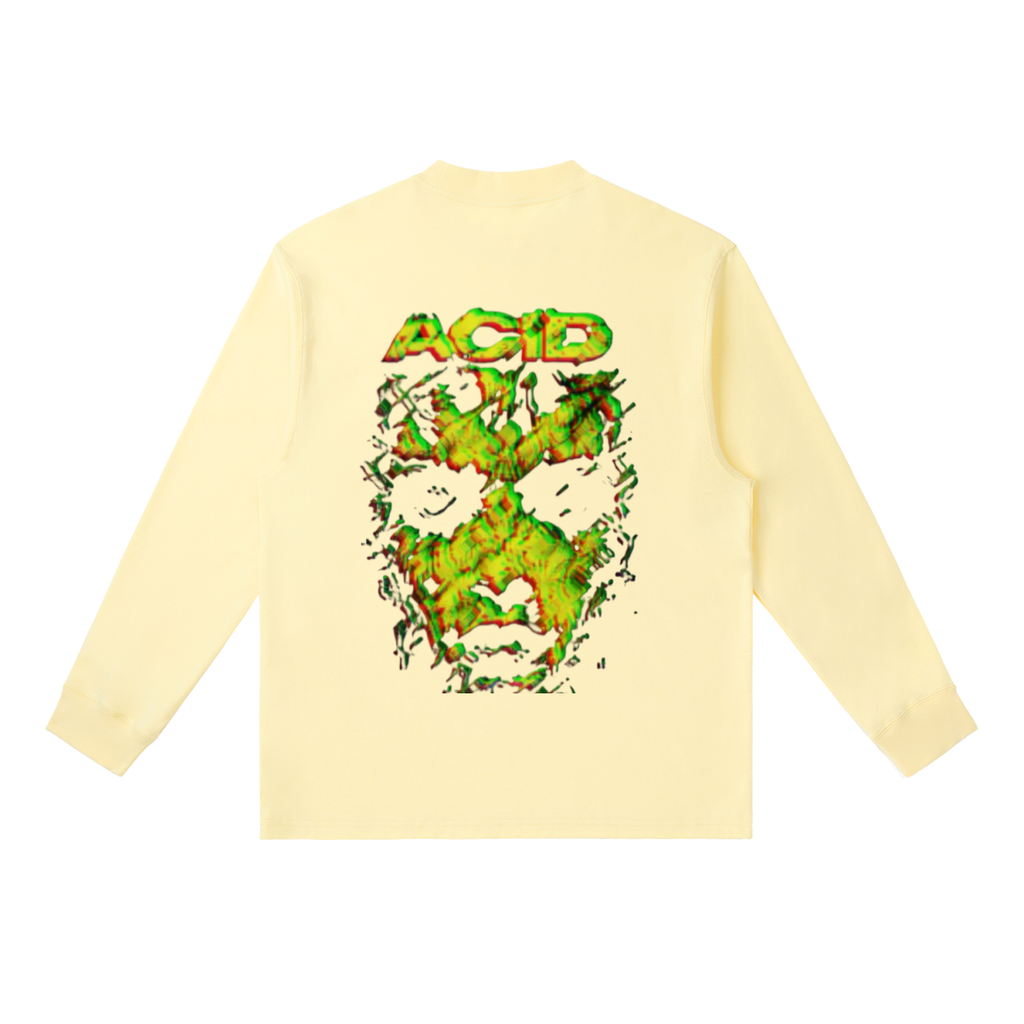 DGZR acid Essential Crewneck Long-Sleeve T-Shirt