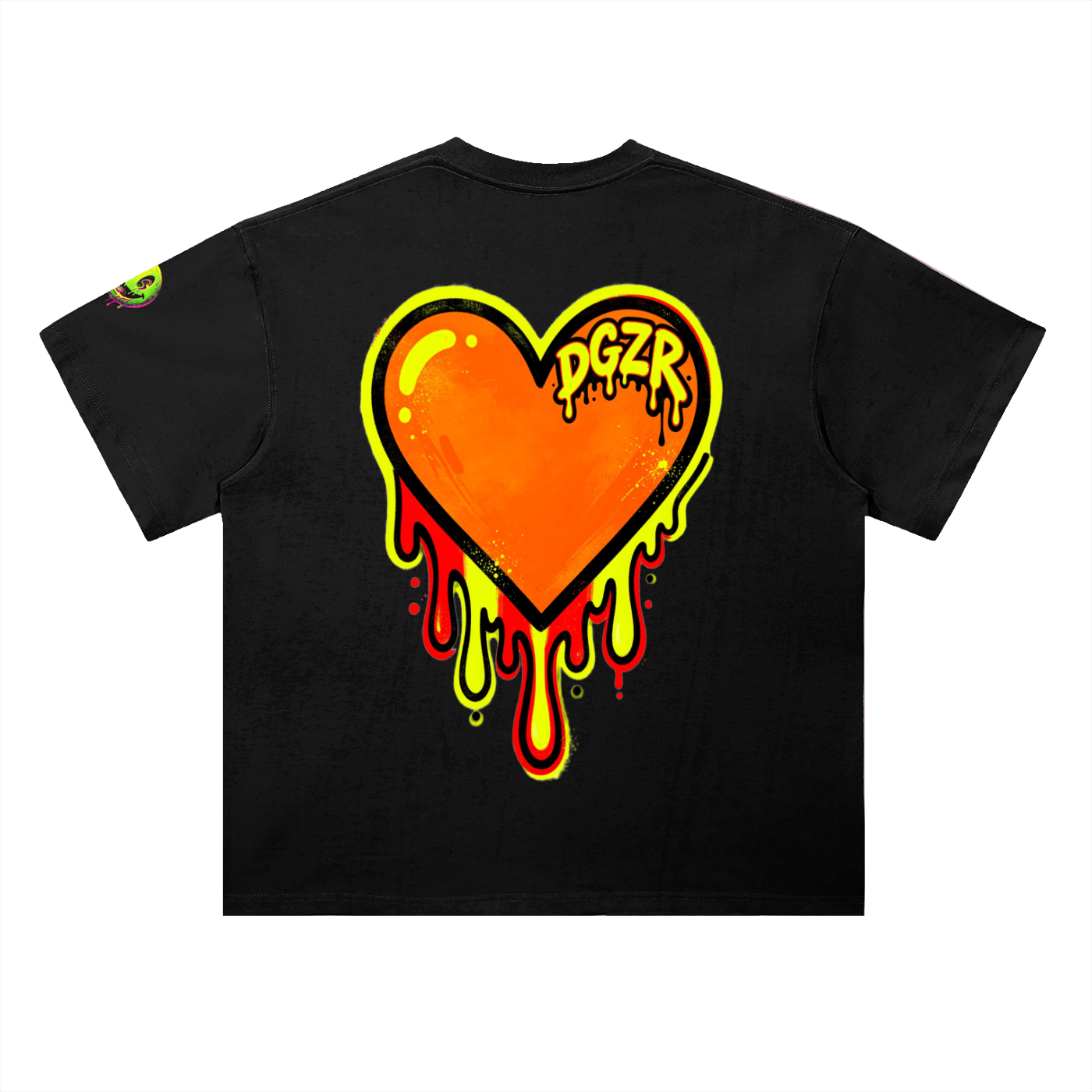 Hardstyle hearted priminum Heavyweight Drop Shoulder Cotton T-Shirt