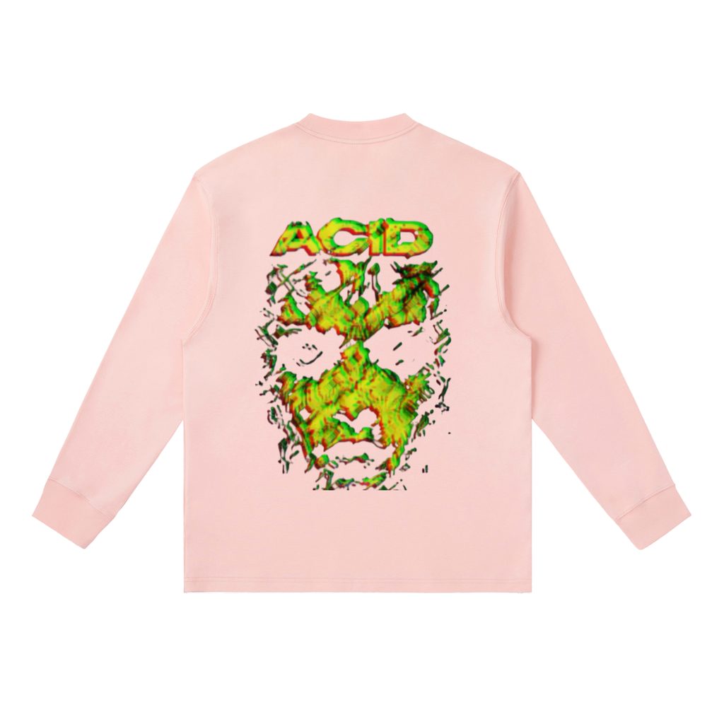 DGZR acid Essential Crewneck Long-Sleeve T-Shirt