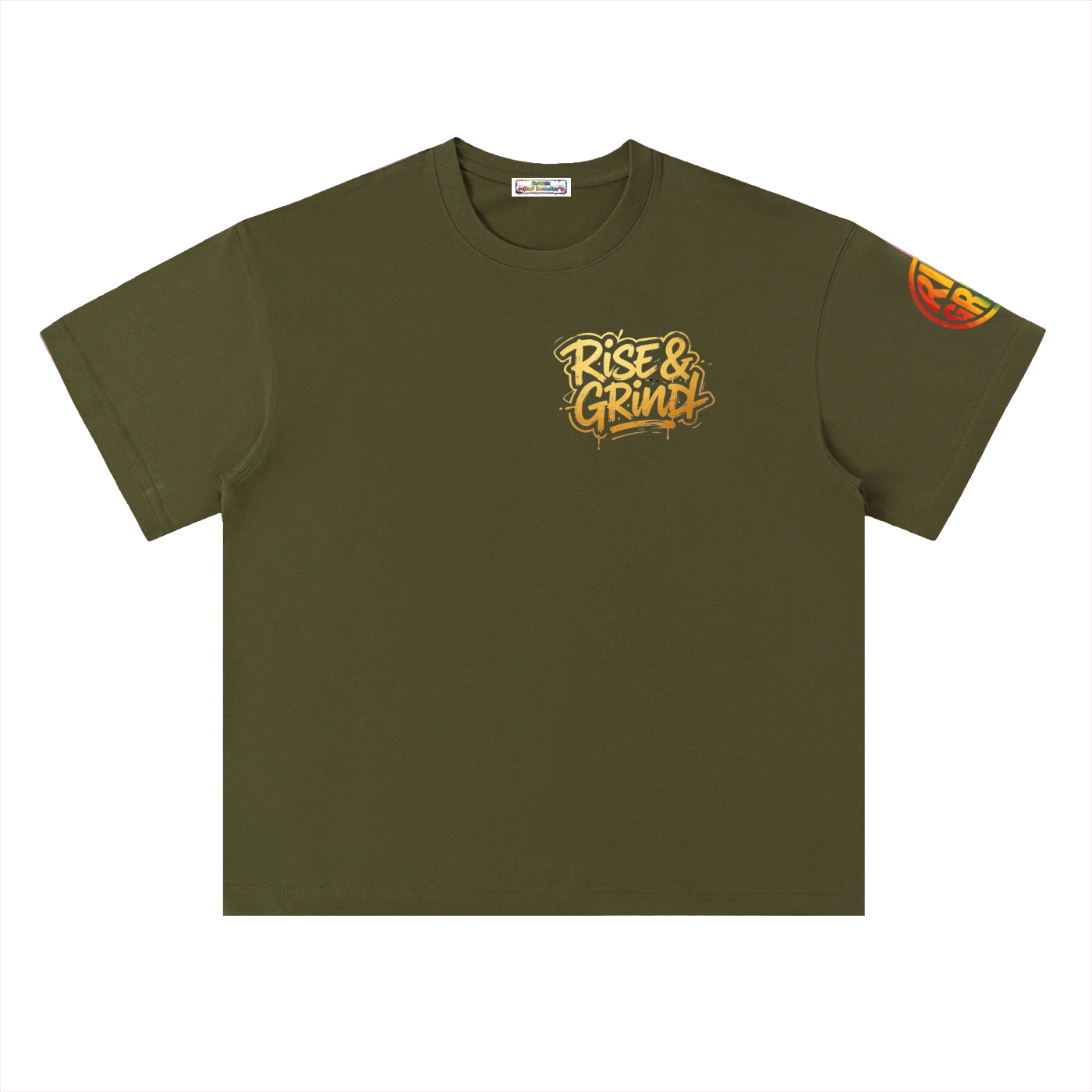 Heavyweight Drop Shoulder Cotton T-Shirt