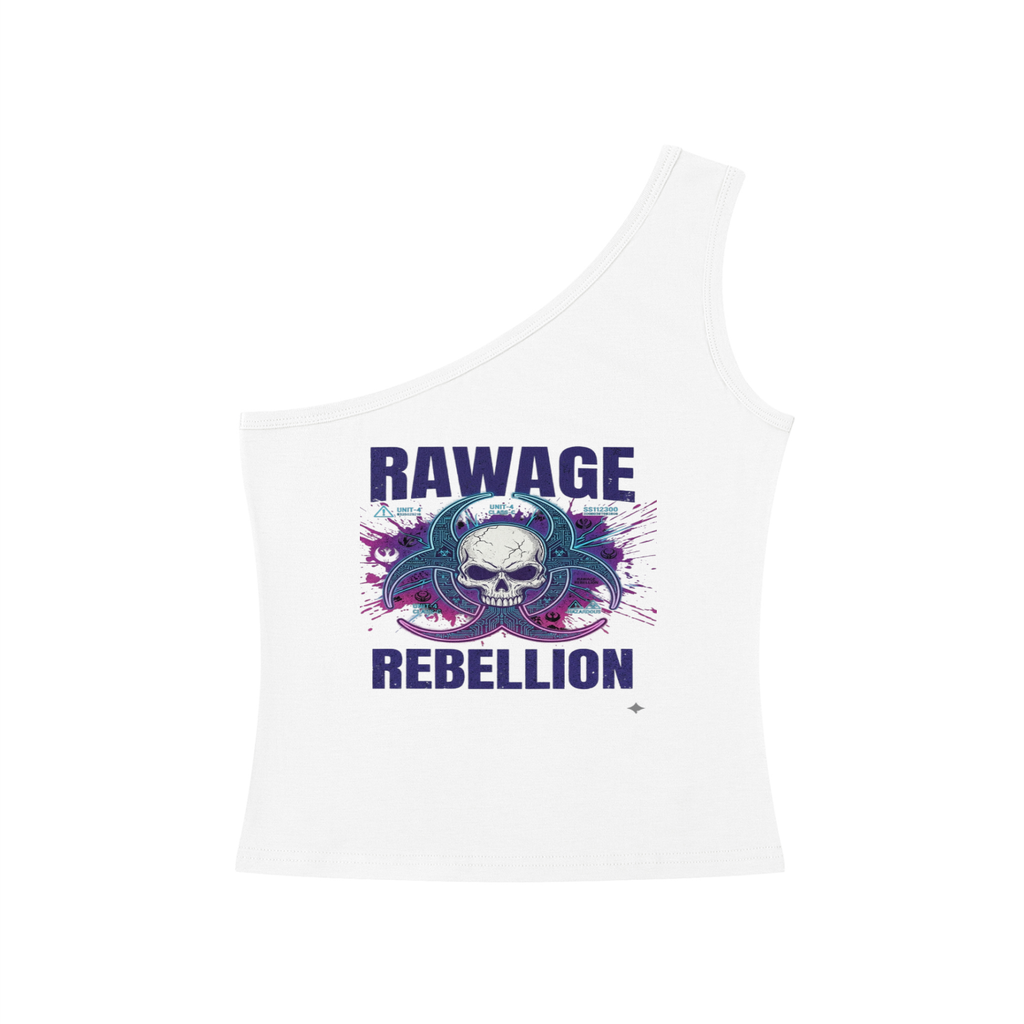 Women's One-Shoulder Crop T-Shirt