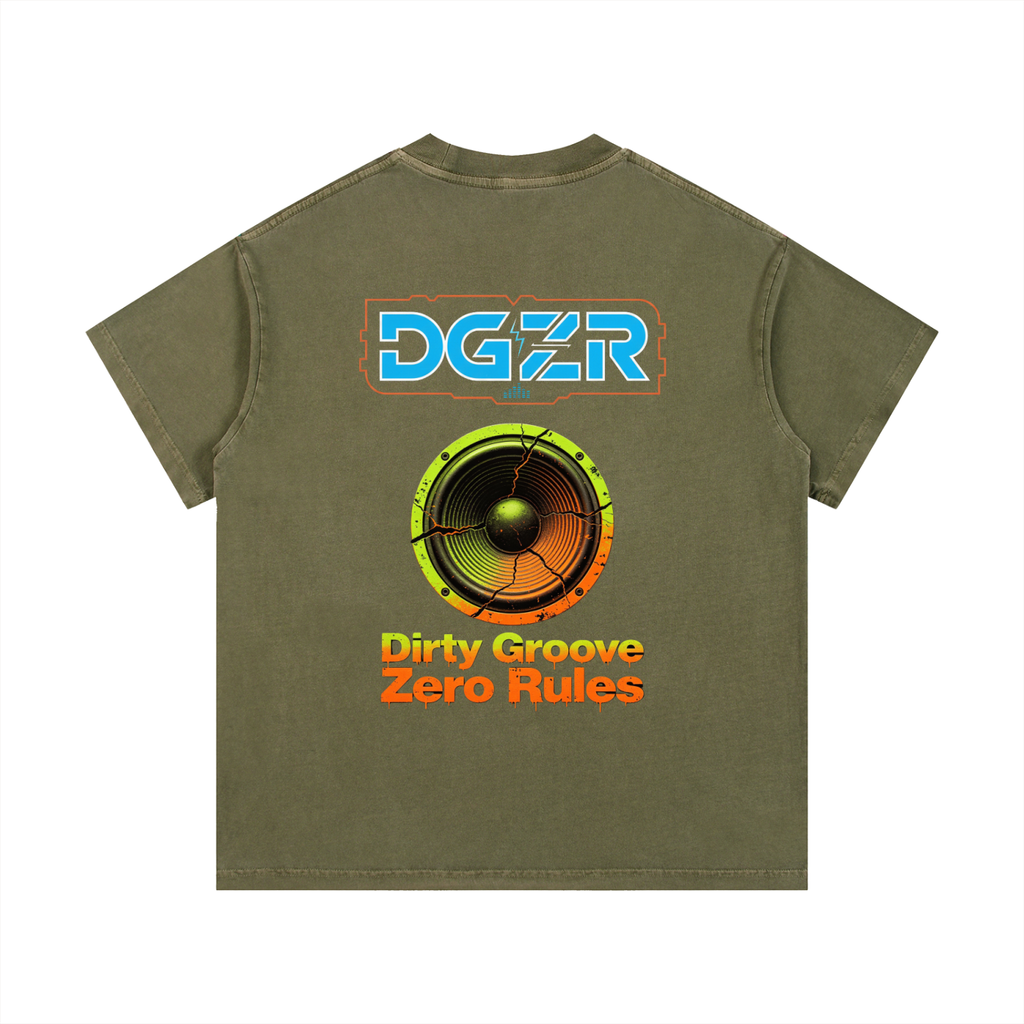 DGZR   Vintage Wash Cotton T-Shirt