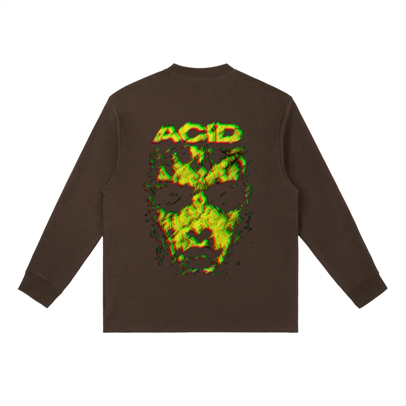 DGZR acid Essential Crewneck Long-Sleeve T-Shirt