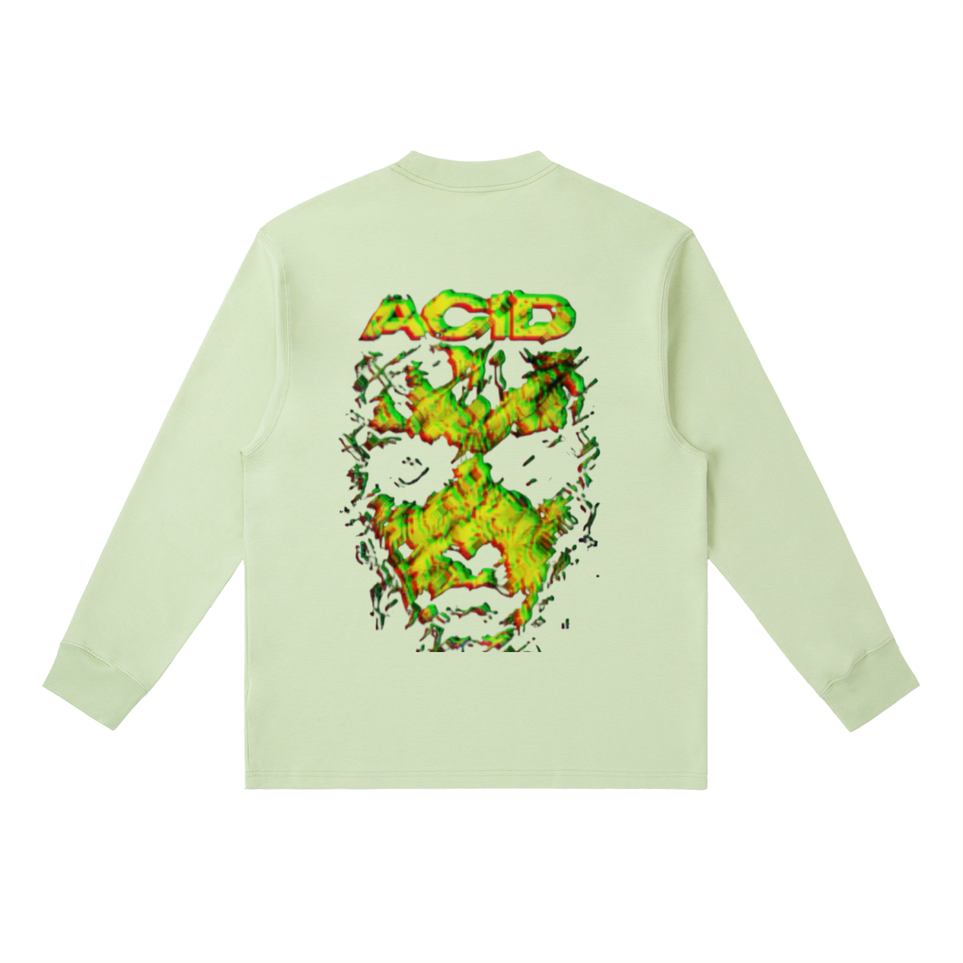 DGZR acid Essential Crewneck Long-Sleeve T-Shirt