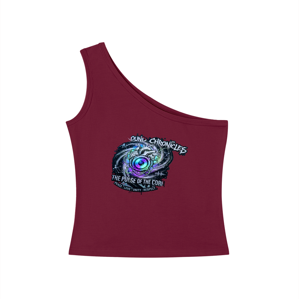 Women's One-Shoulder Crop T-Shirt