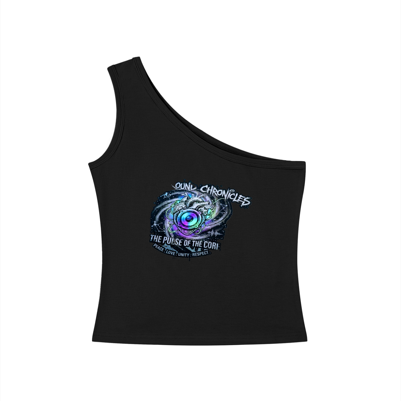 Women's One-Shoulder Crop T-Shirt
