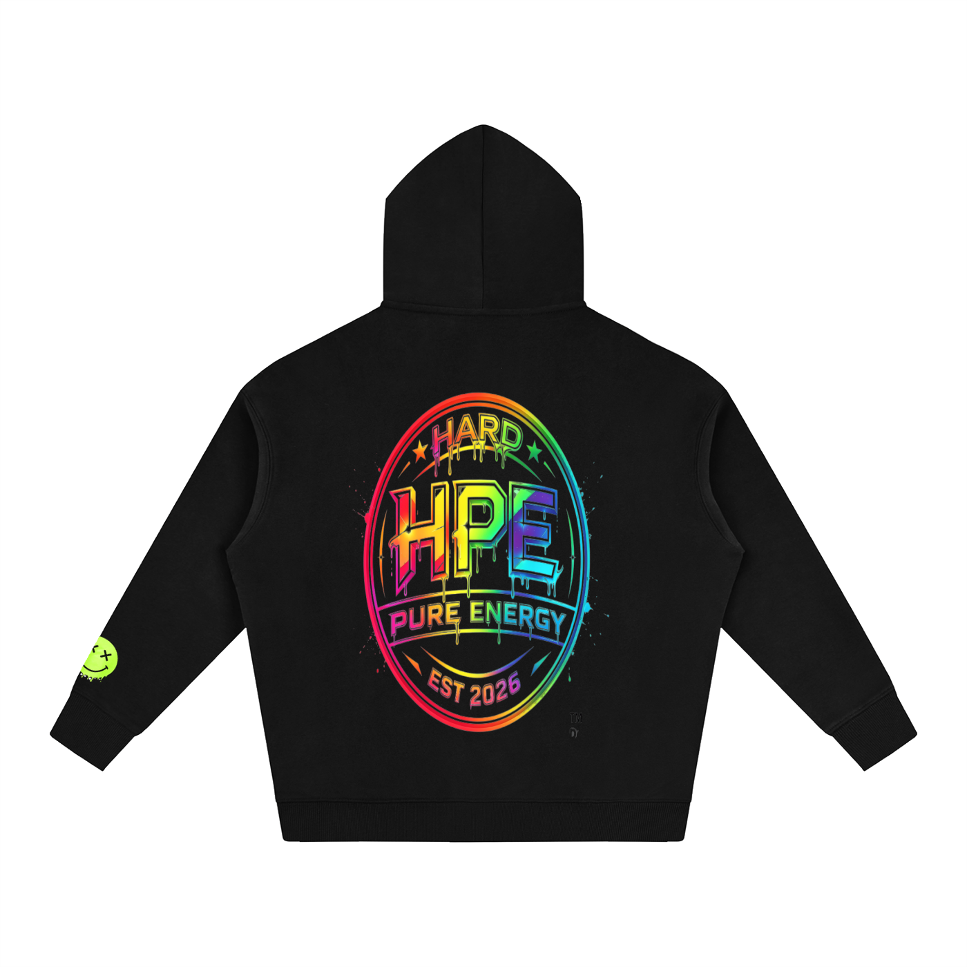 Pure hard energy Oversize Fleeced Hoodie