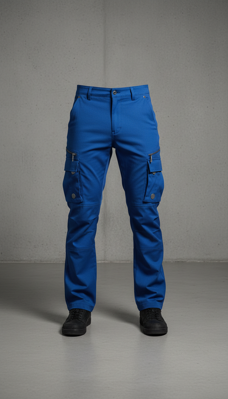 Laser Blue cargo pants
