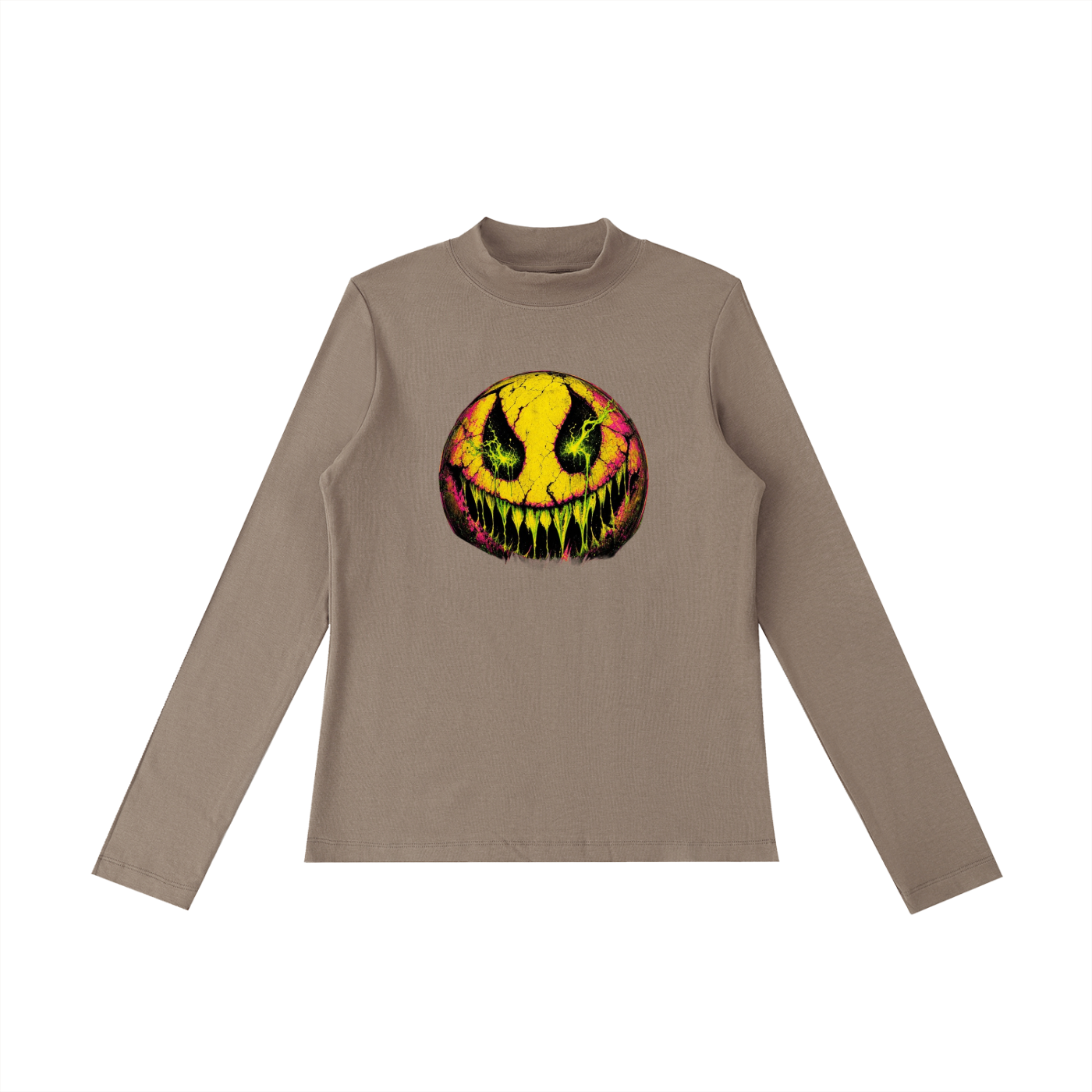 RAWAGE APPARAL Essential Mock Neck Long Sleeve T-Shirt