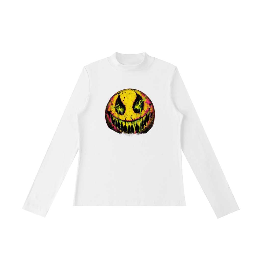 RAWAGE APPARAL Essential Mock Neck Long Sleeve T-Shirt