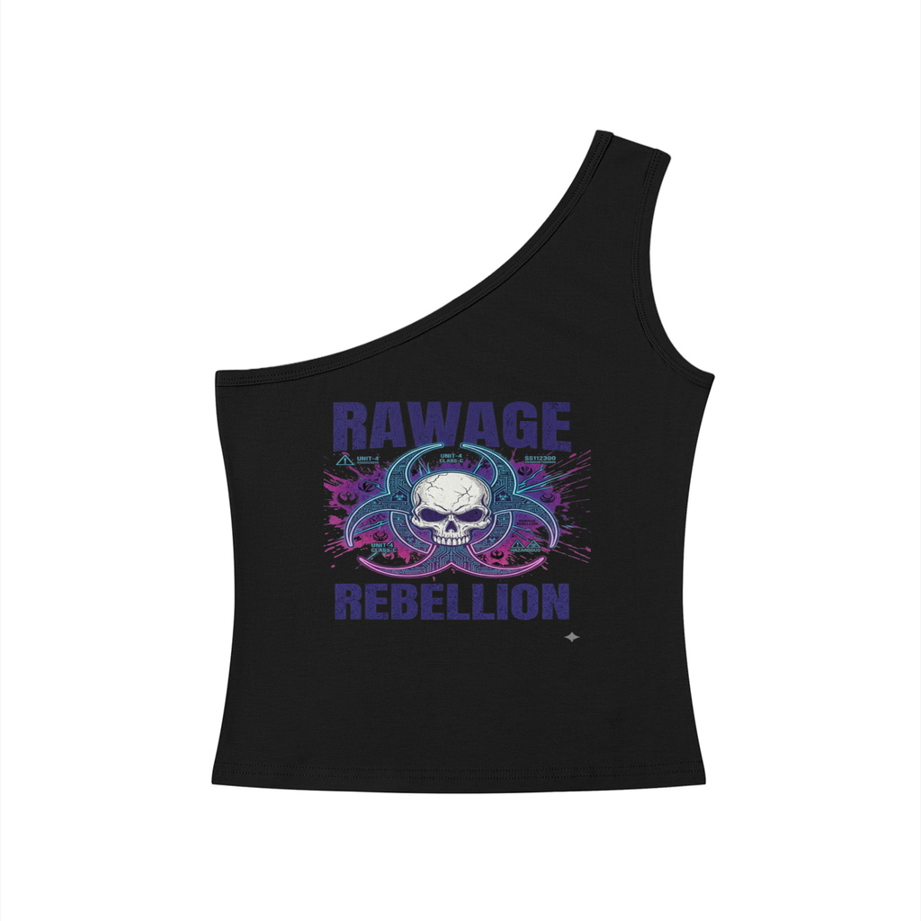 Women's One-Shoulder Crop T-Shirt