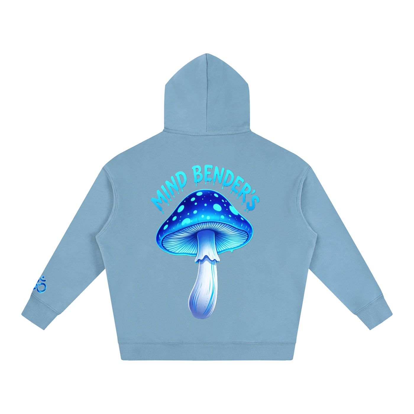 Mind bender's  blue meanie Oversize Fleeced Hoodie