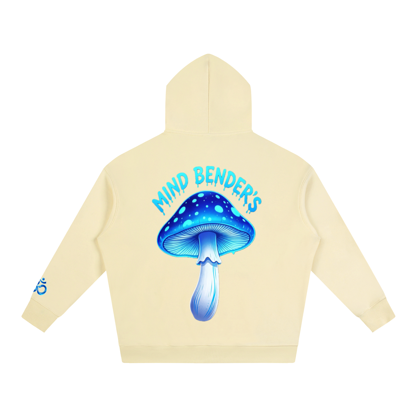 Mind bender's  blue meanie Oversize Fleeced Hoodie
