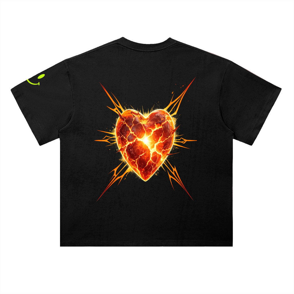 Heavyweight Drop Shoulder Cotton T-Shirt