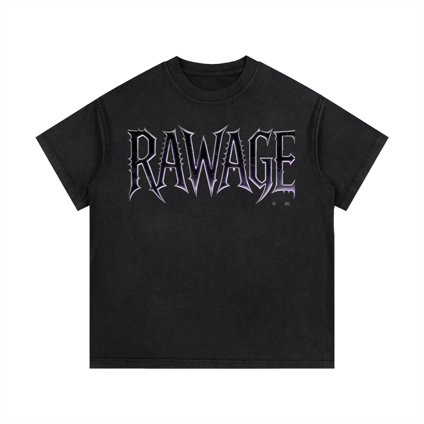 RAWAGE APPARAL Vintage Wash Cotton T-Shirt