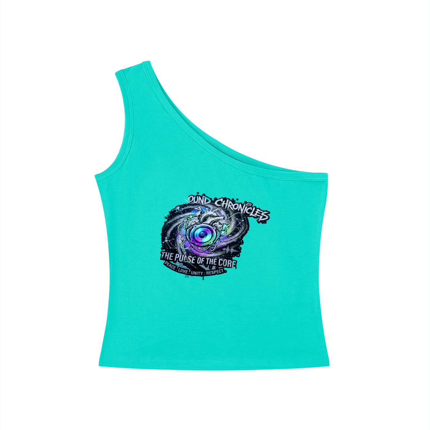 Women's One-Shoulder Crop T-Shirt