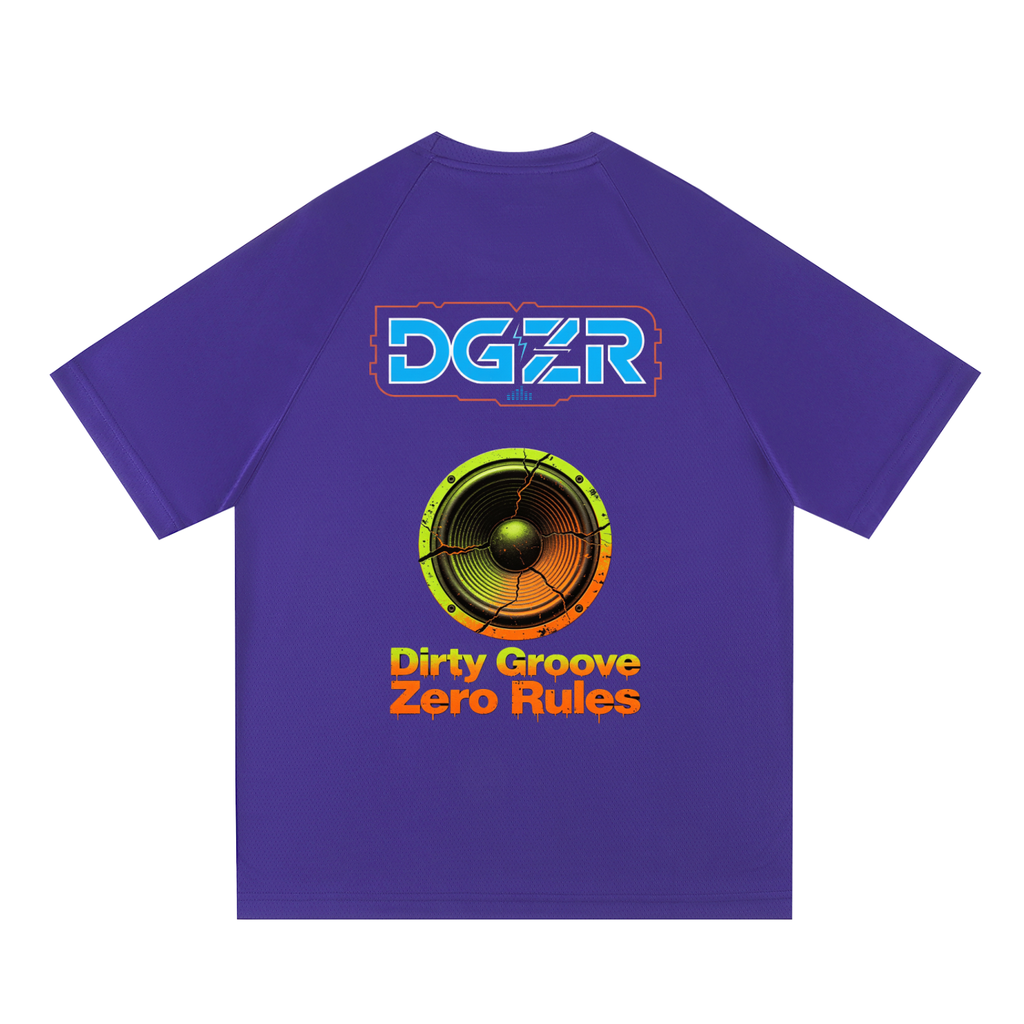 DGZR        Raglan Sleeve Mesh T-Shirt