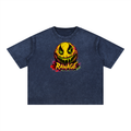 Mineral Wash Boxy Cotton T-Shirt