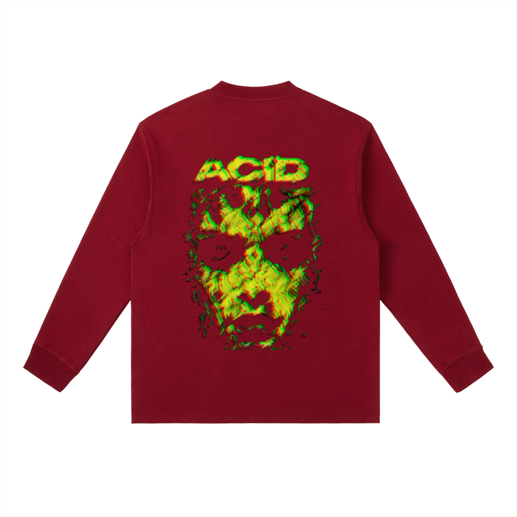 DGZR acid Essential Crewneck Long-Sleeve T-Shirt