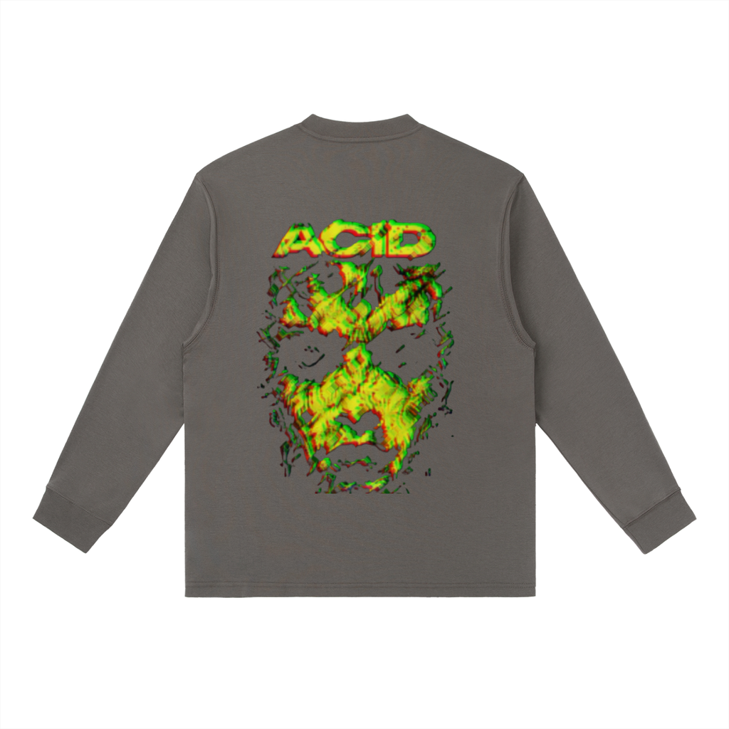 DGZR acid Essential Crewneck Long-Sleeve T-Shirt