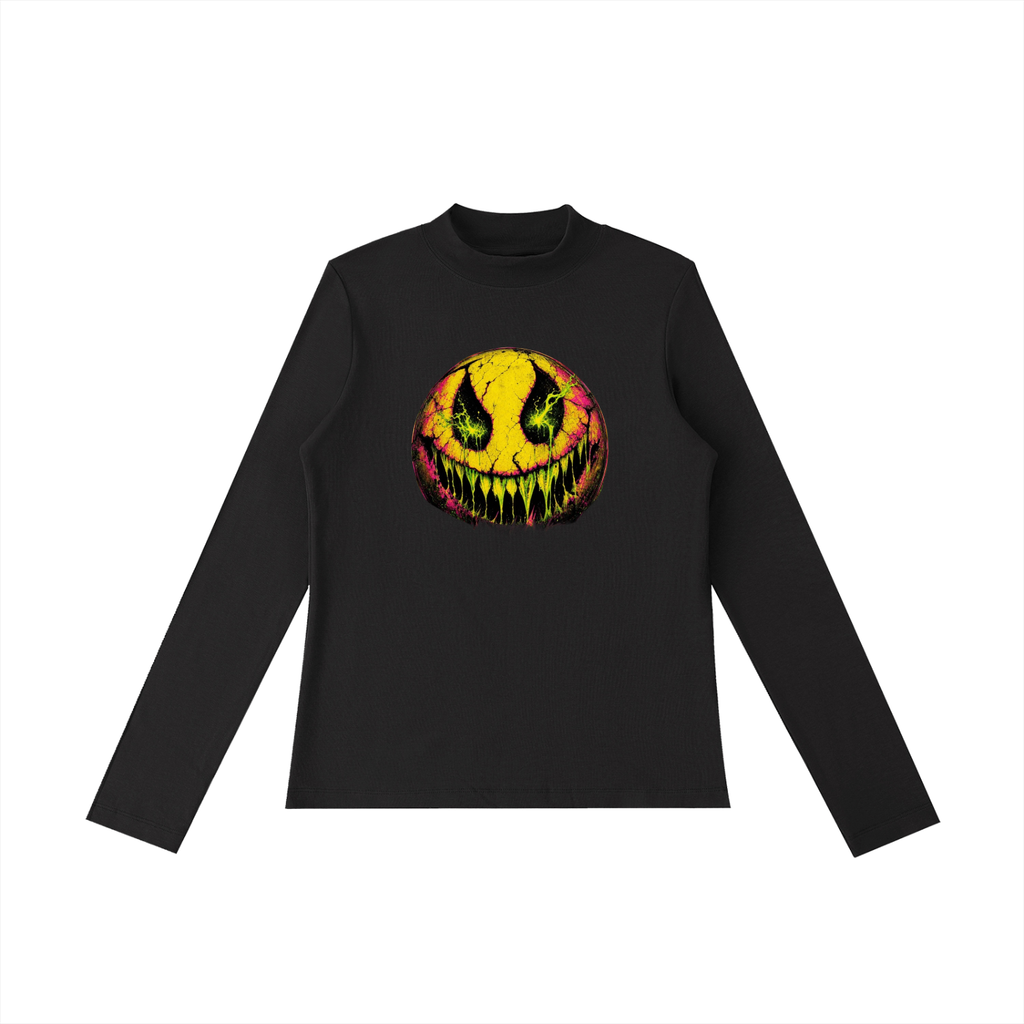 RAWAGE APPARAL Essential Mock Neck Long Sleeve T-Shirt